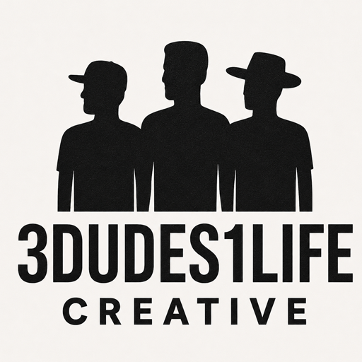 3Dudes1Life Creative logo