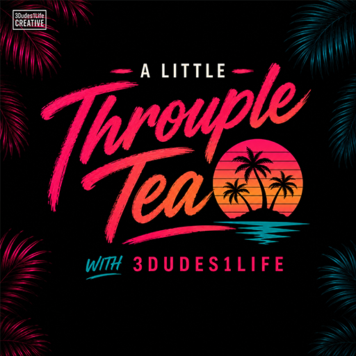 A Little Throuple Tea podcast logo